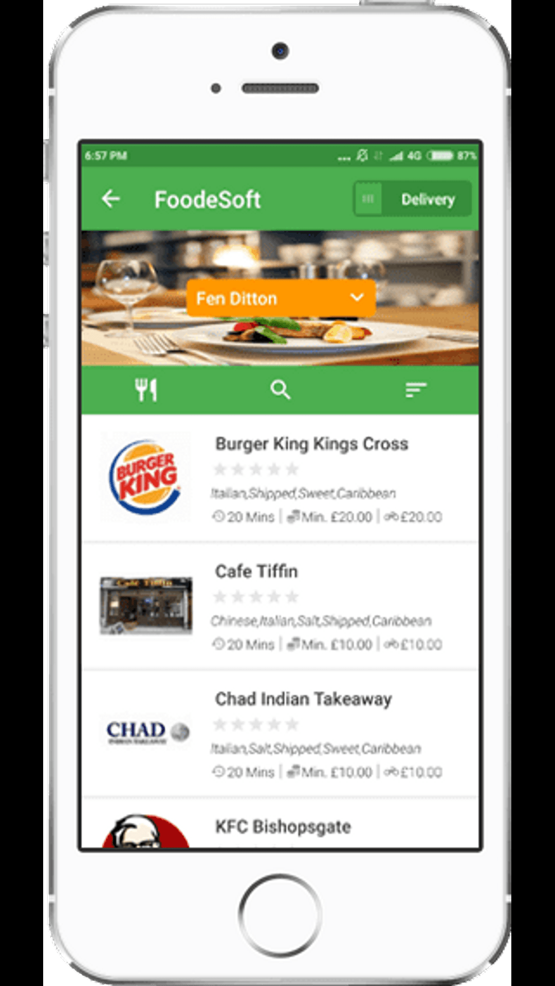 Foodesoft screenshot