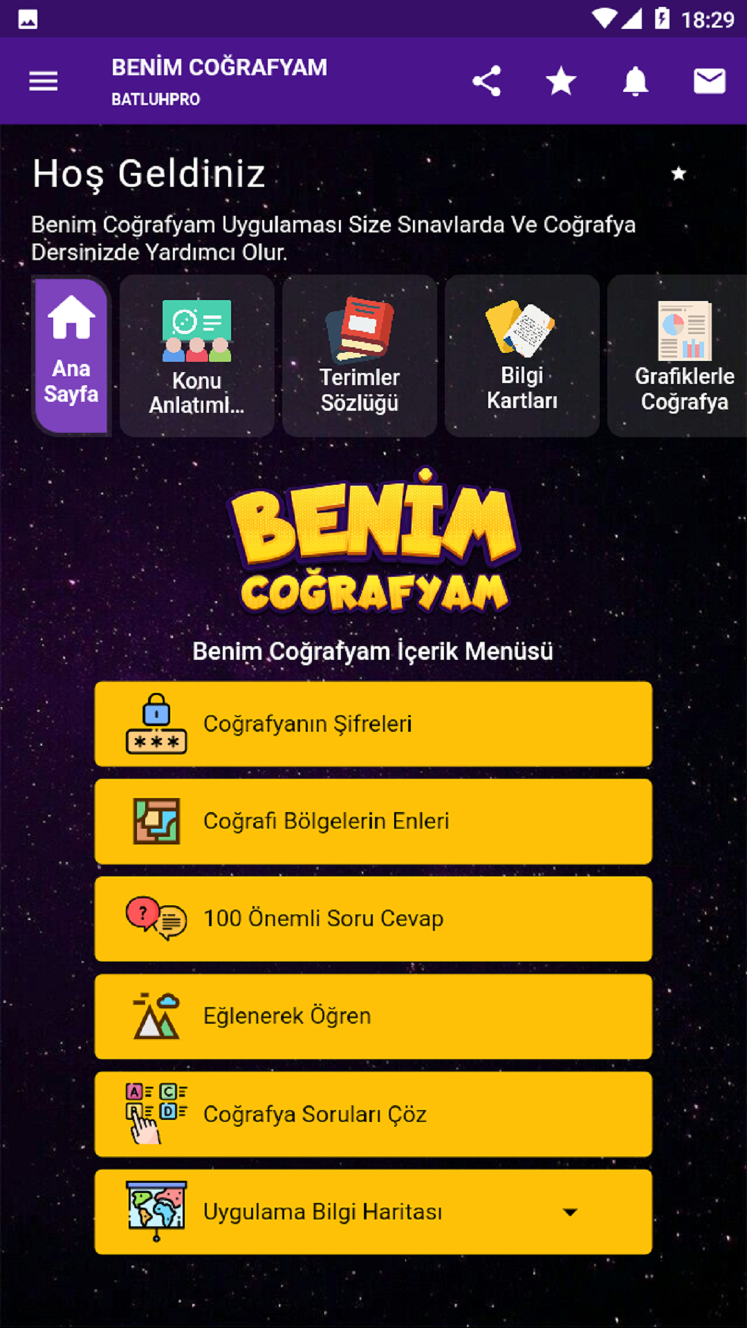 YKS Benim Coğrafyam screenshot