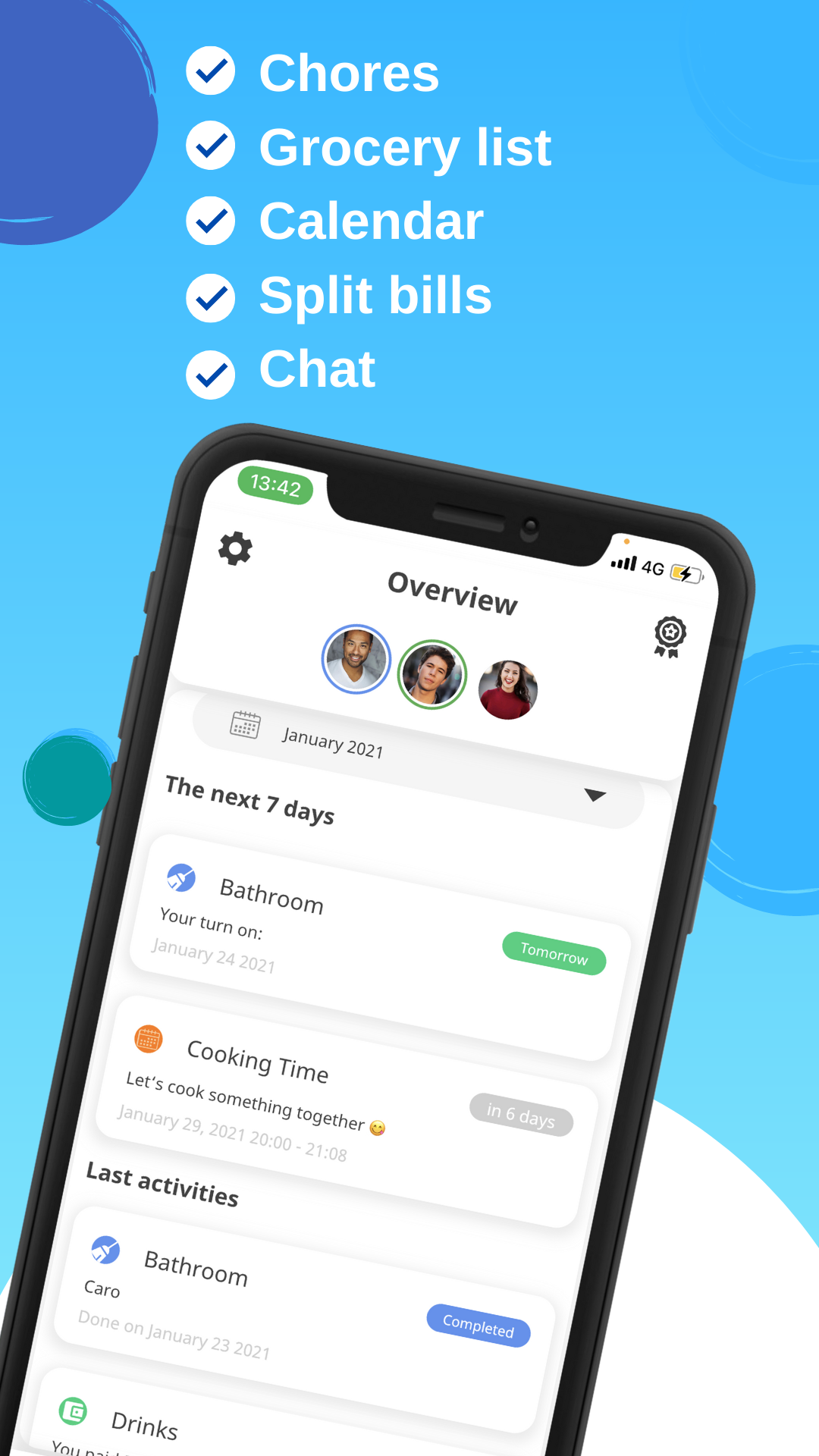 Flatify - Organize your shared flat easily! screenshot
