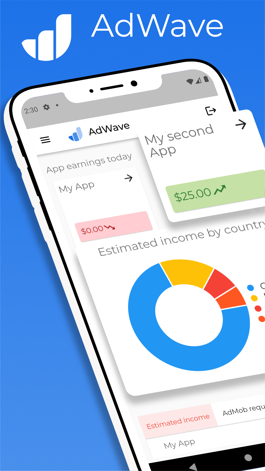 AdWave - Console for AdMob screenshot