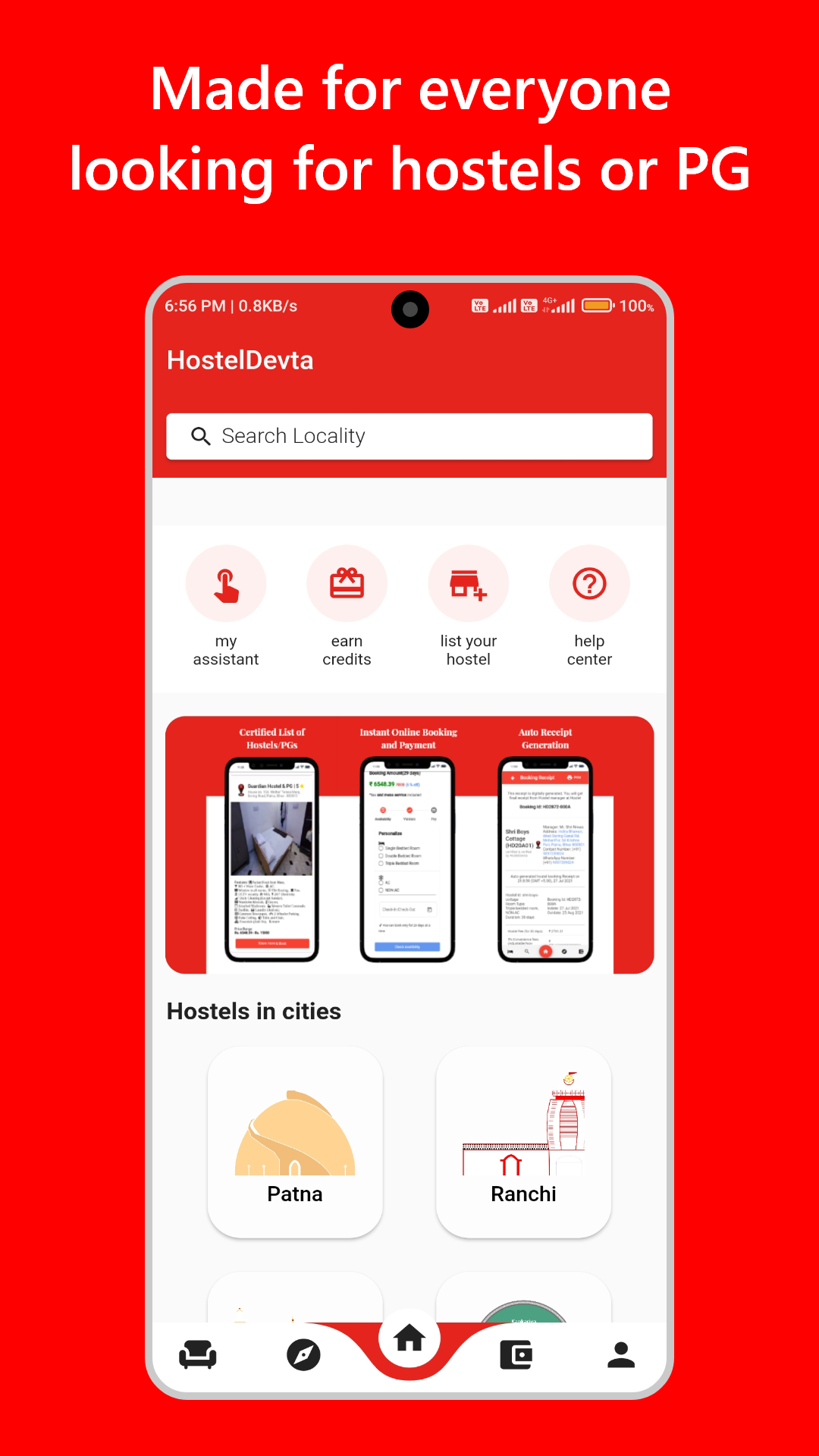 HostelDevta screenshot
