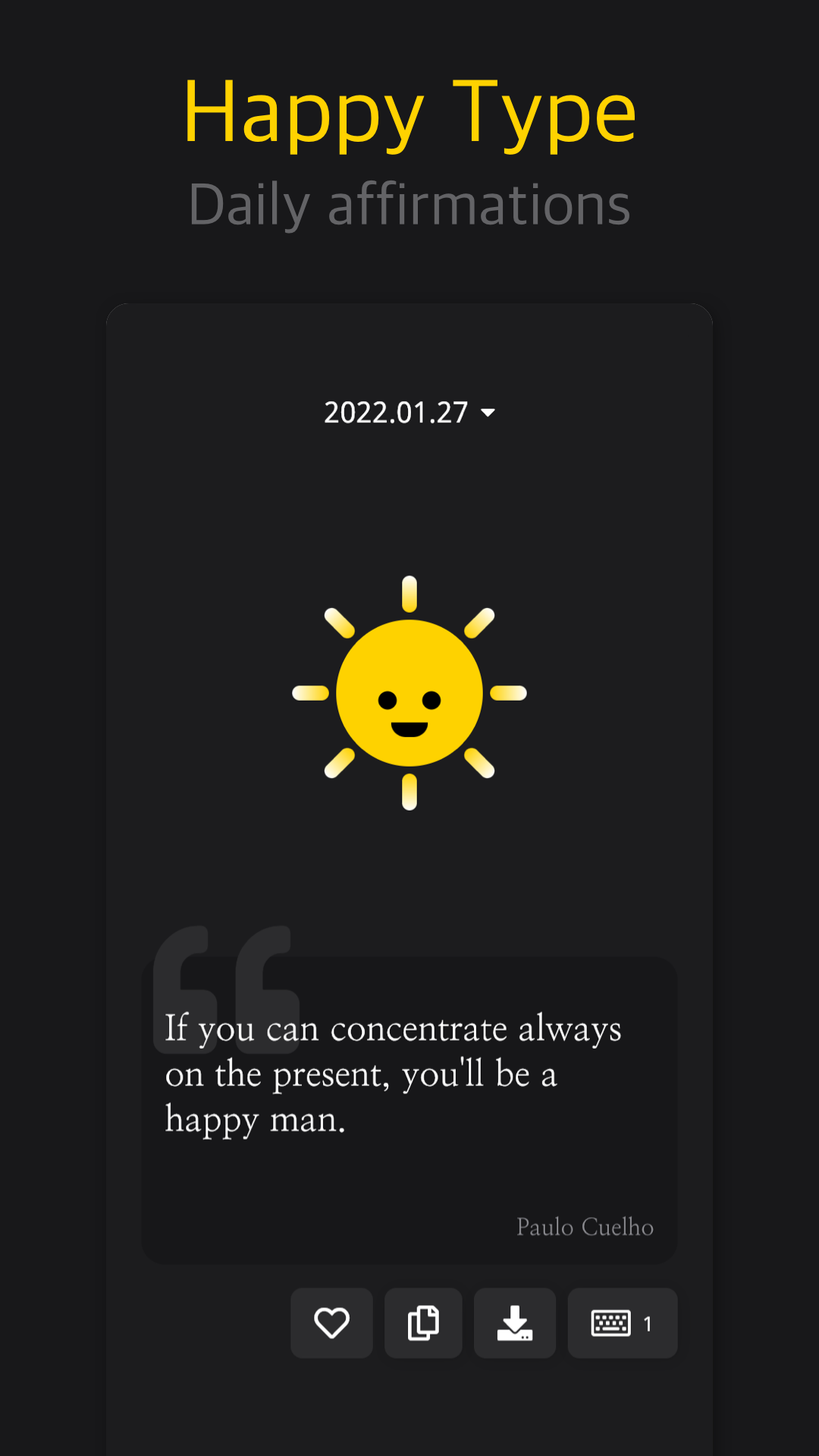 Happy Type screenshot