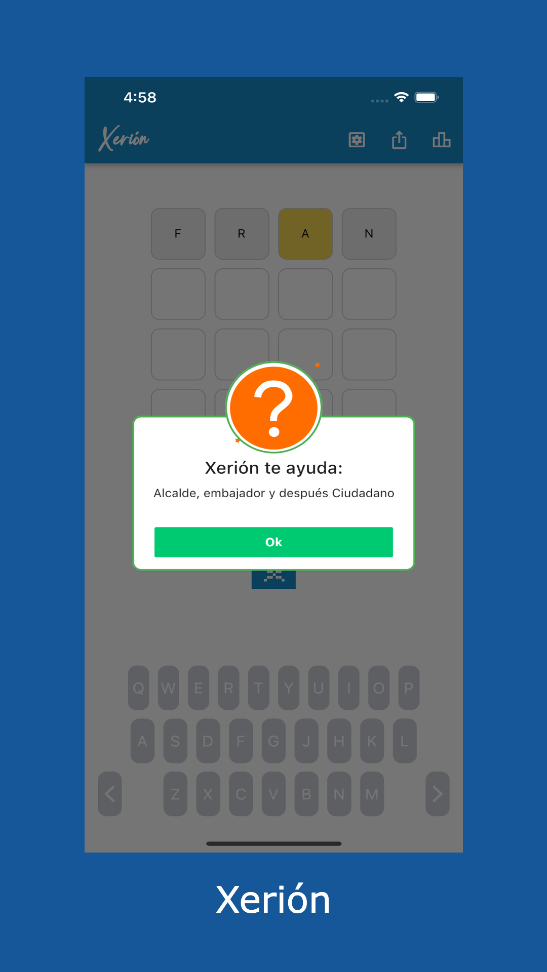 Xerión screenshot