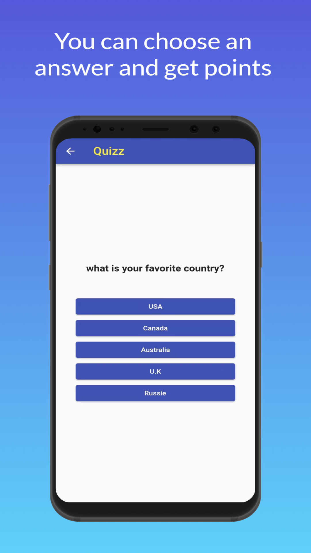 Quizzy App screenshot