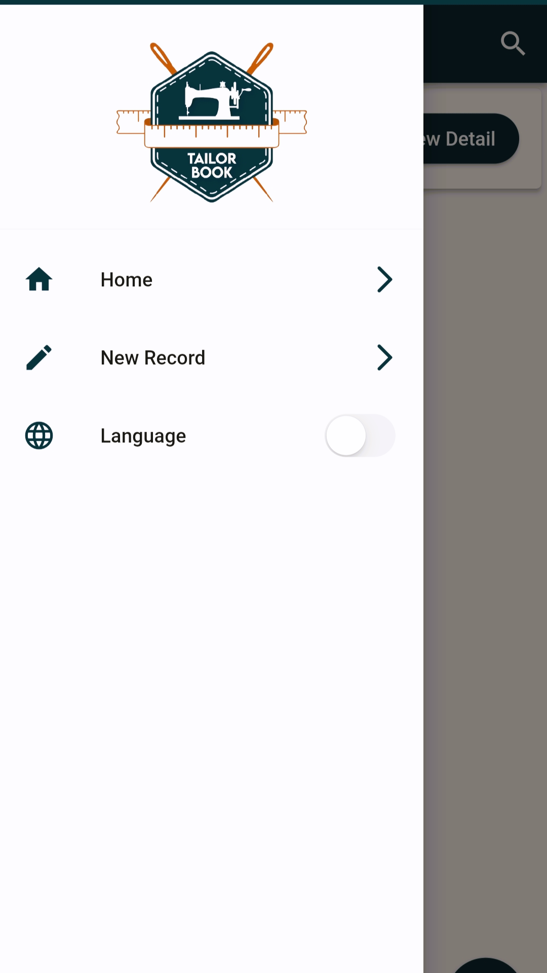 Tailor Book screenshot