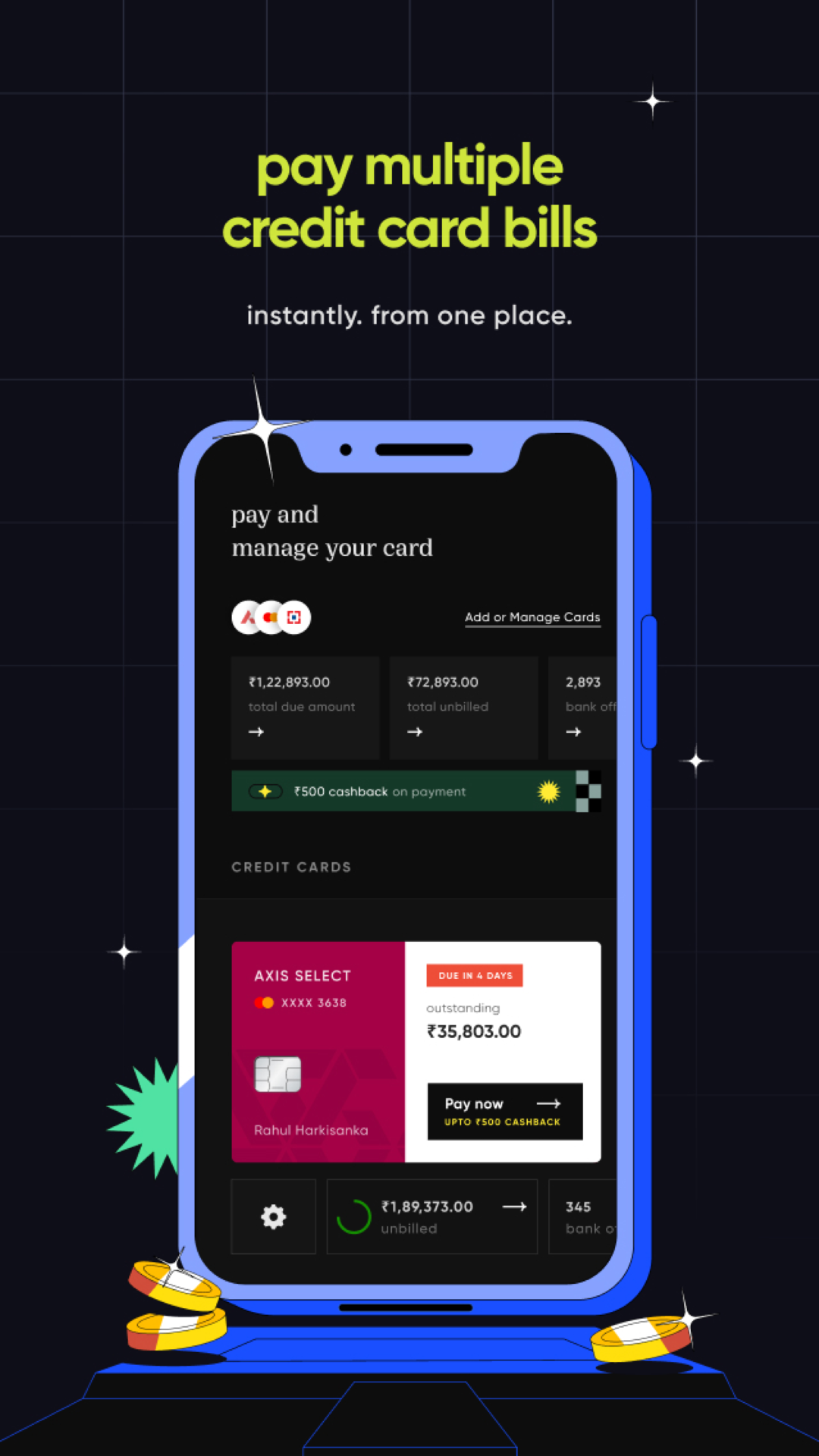 CRED screenshot