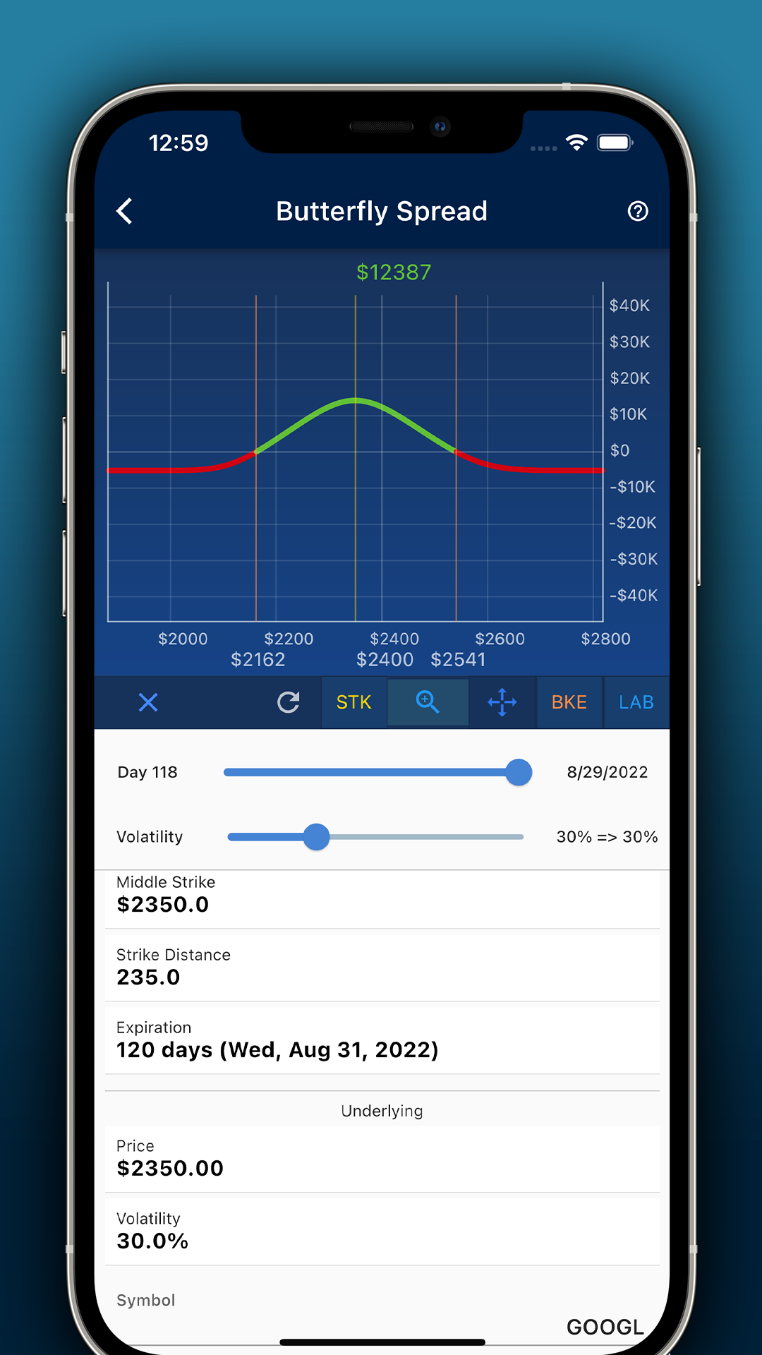 Optactic screenshot