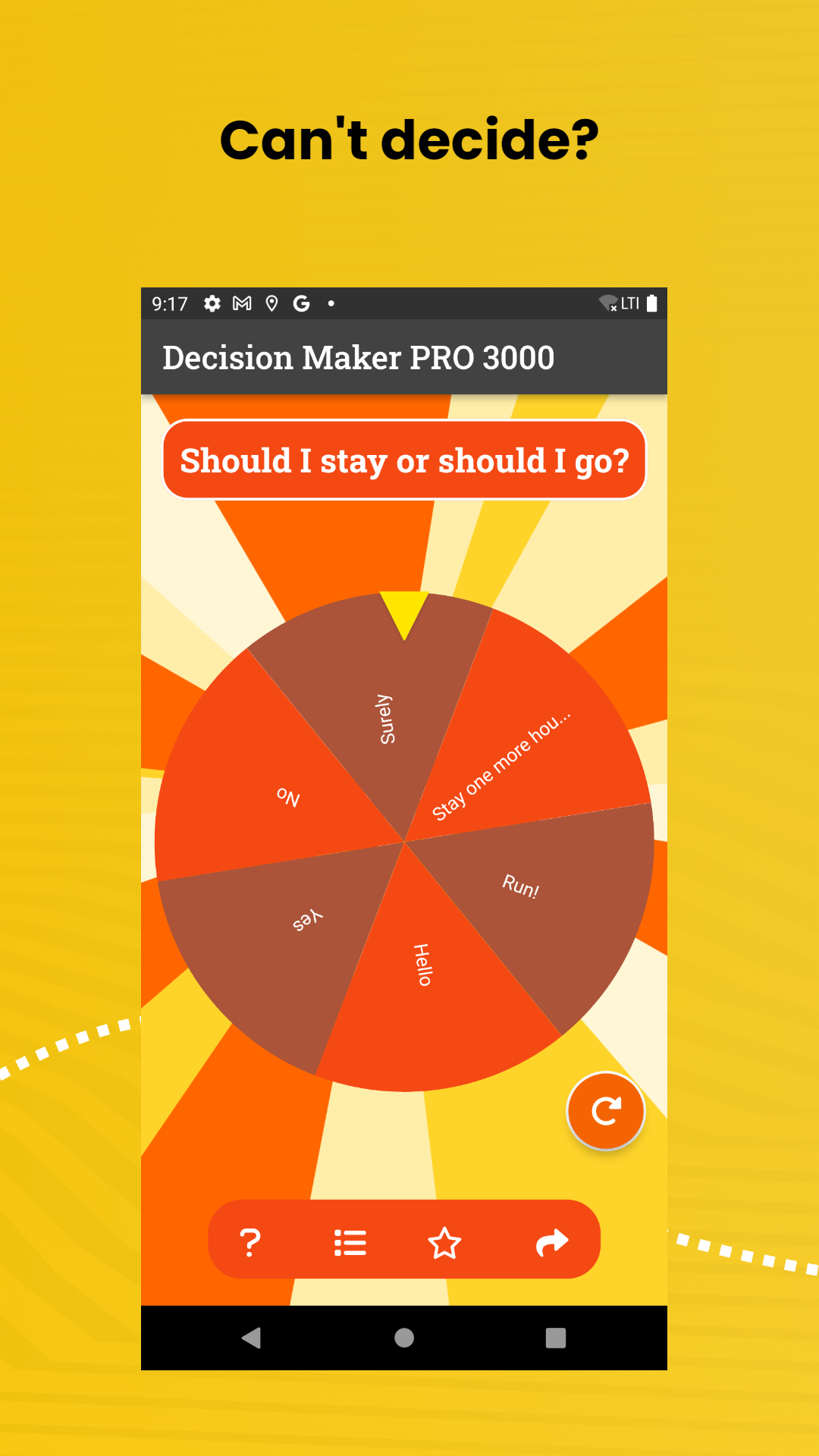 Decision Maker PRO 3000 screenshot