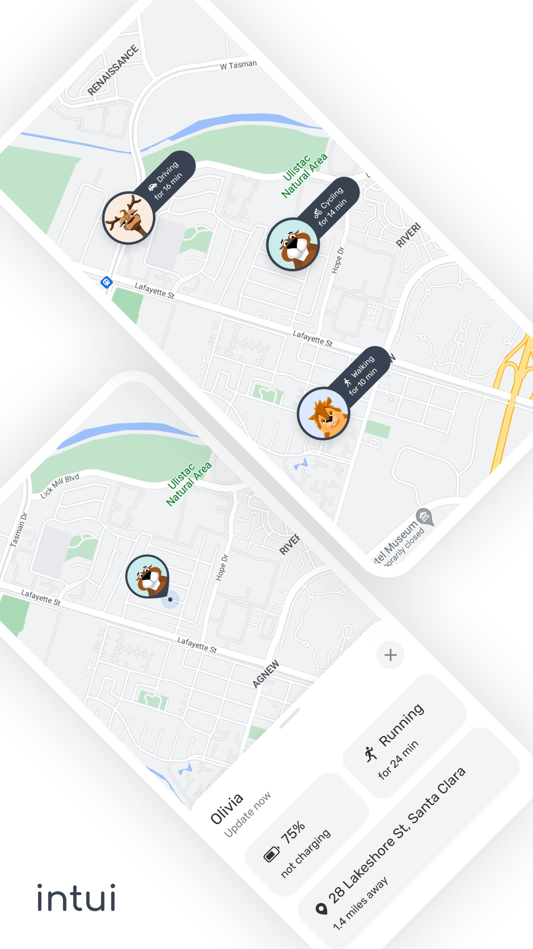 Intui: Find Family & Friends screenshot