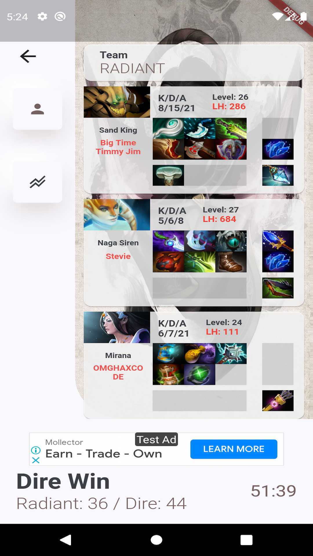Aghanim: Dota Matches screenshot