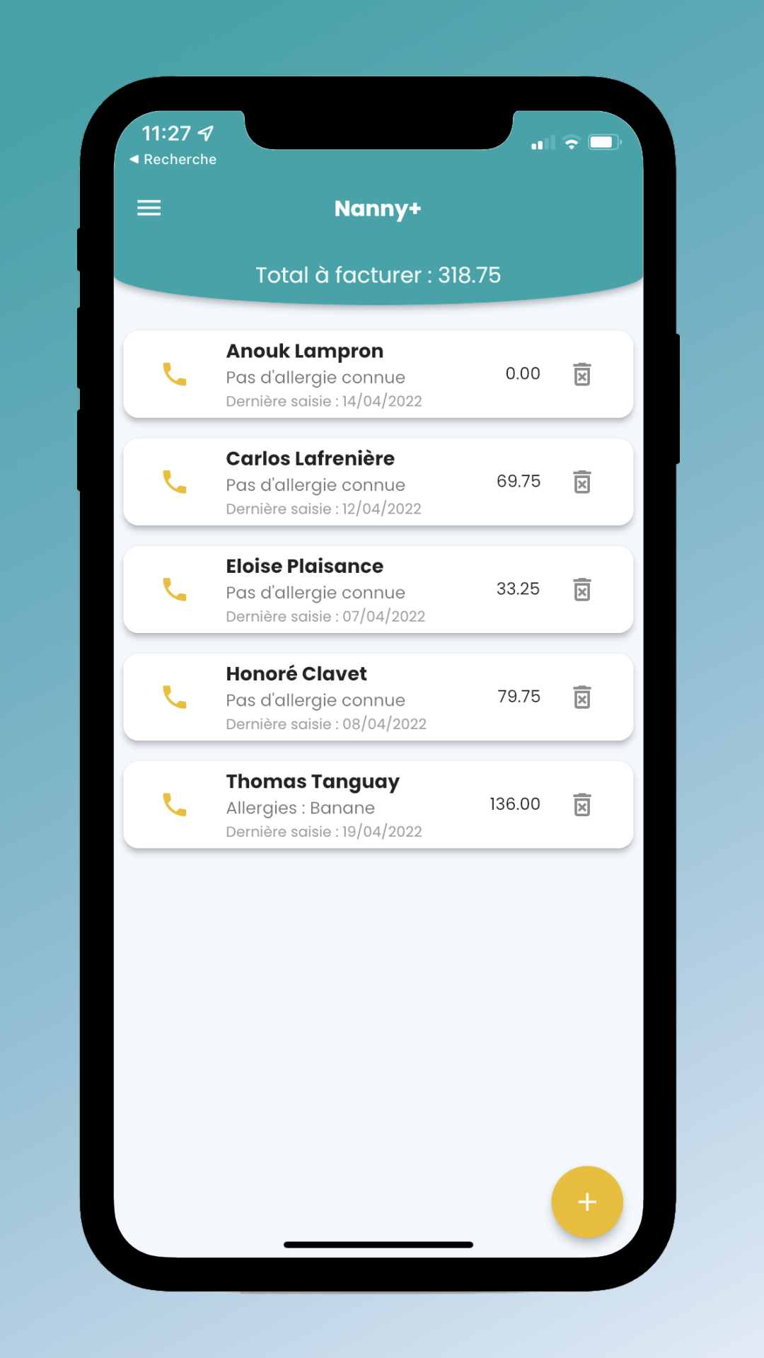 Nanny+ screenshot