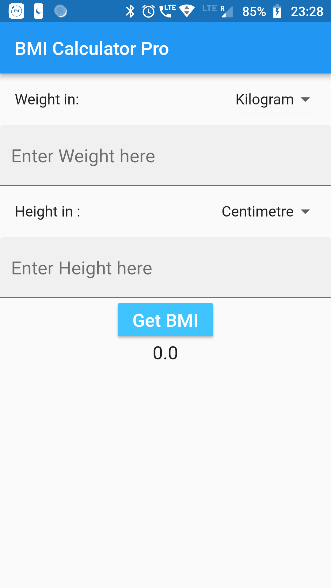 BMI Calculator PRO screenshot