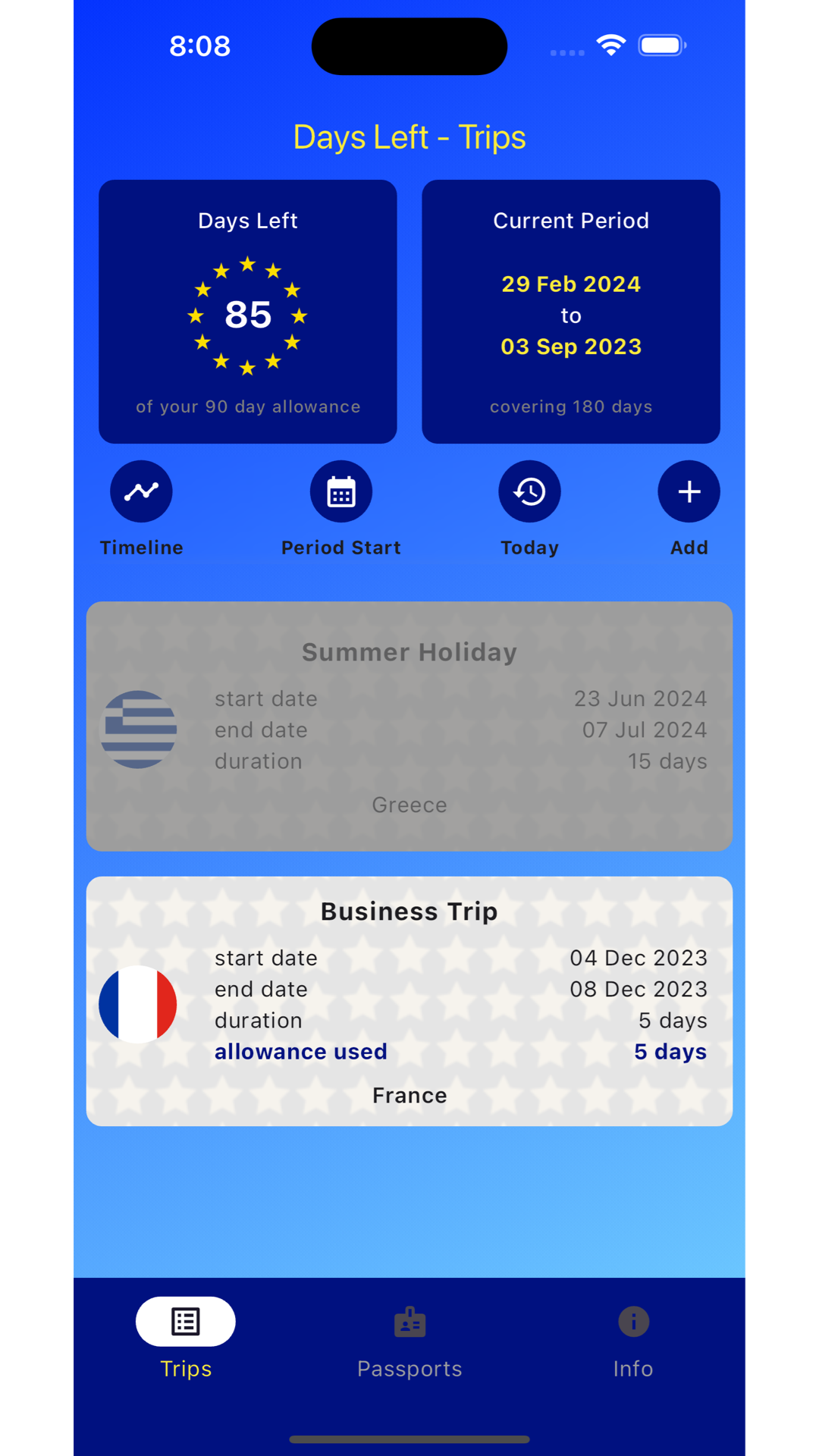 DaysLeft screenshot