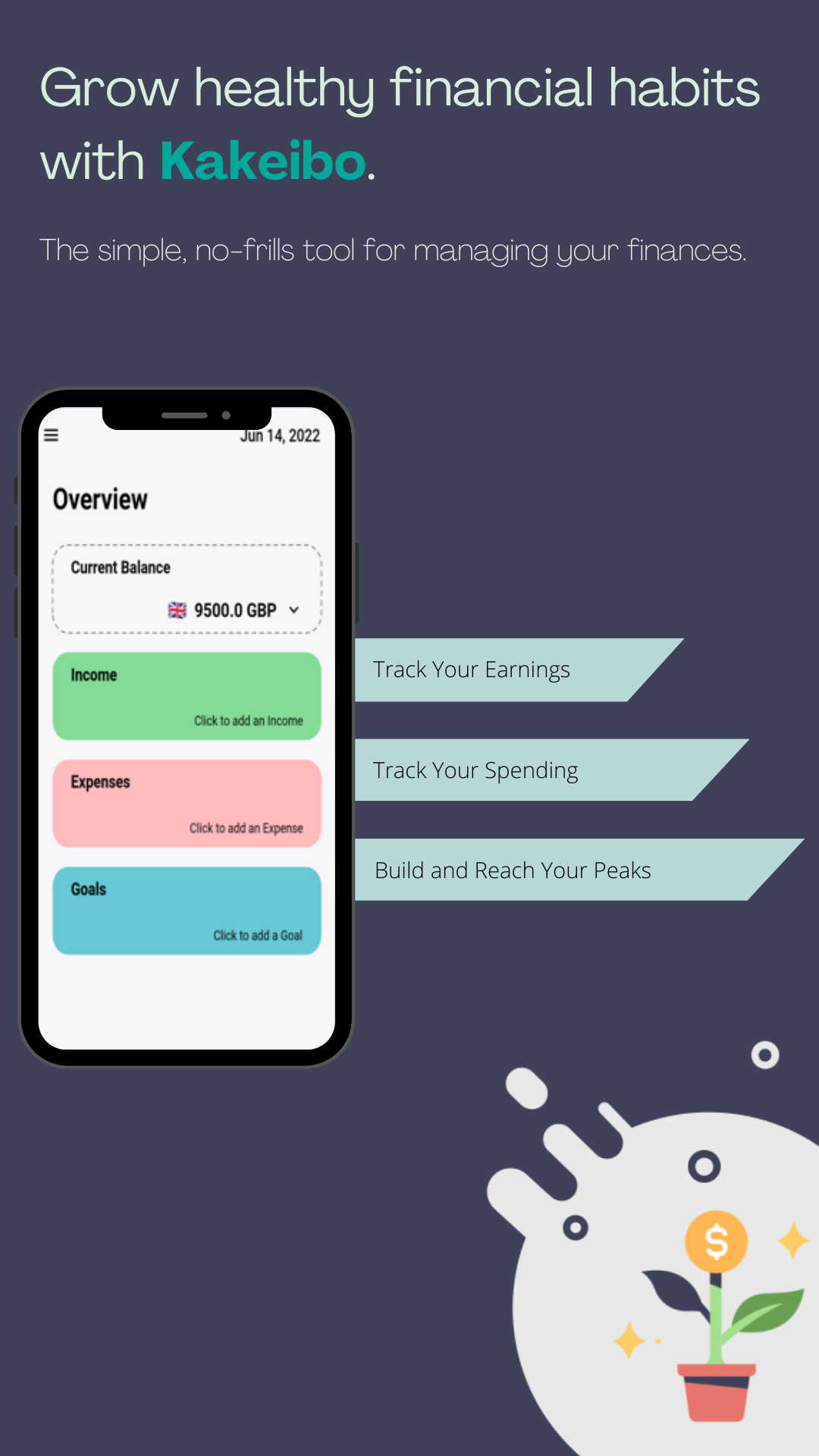 Kakeibo - Lite Expense Tracker screenshot