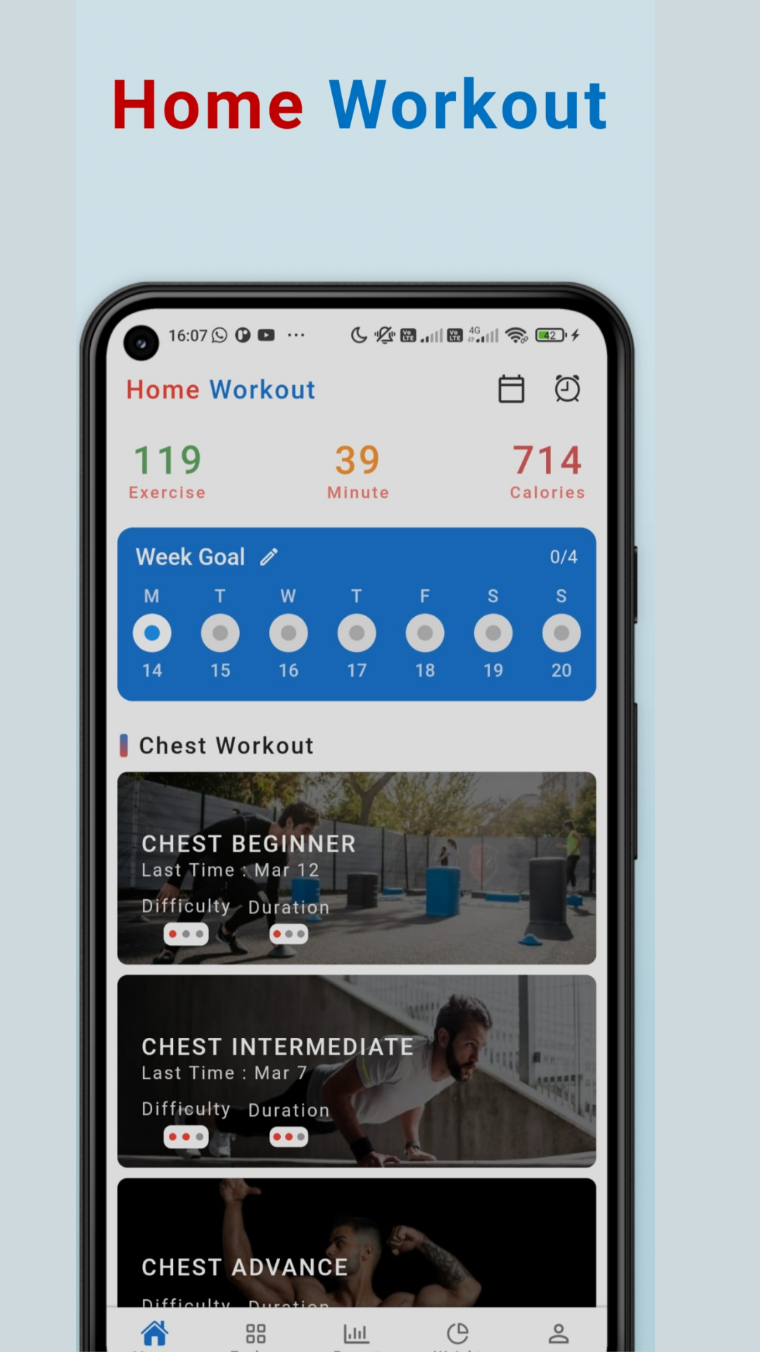 Home Workout - No Equipment screenshot