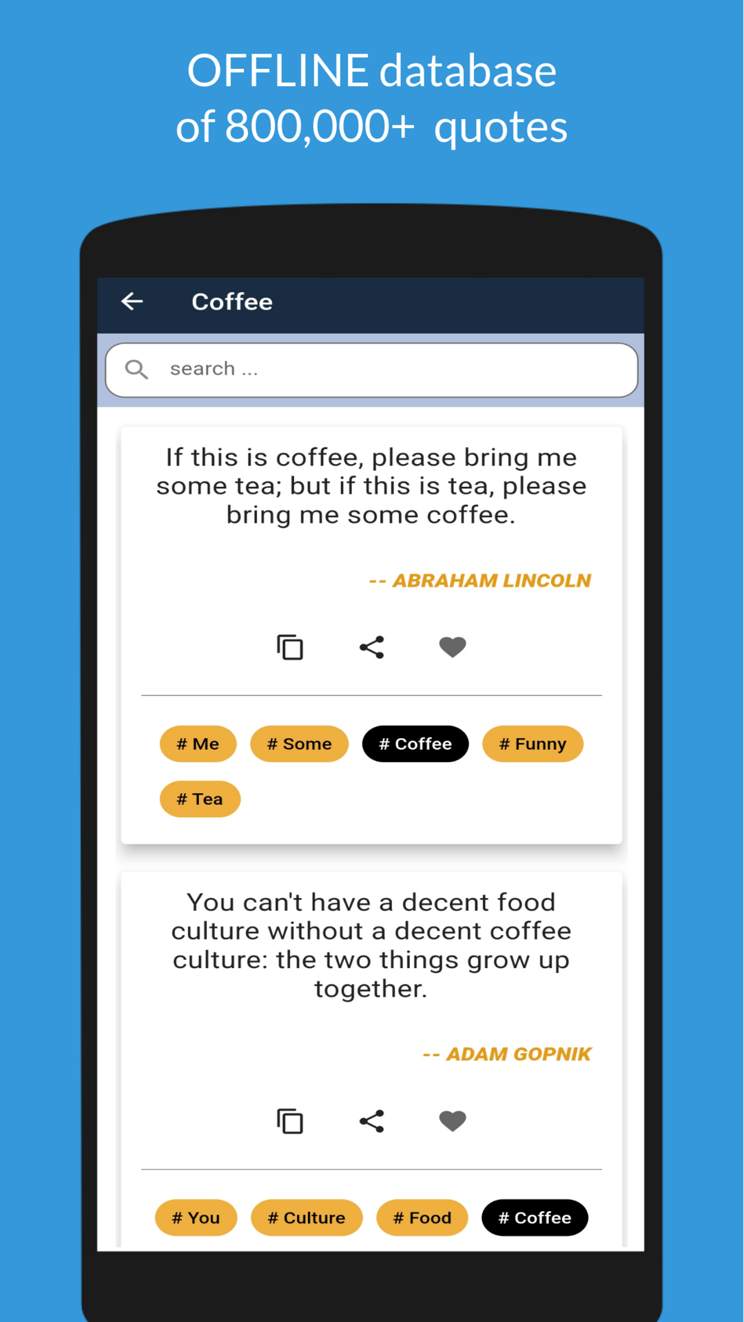 Instant Quotes screenshot