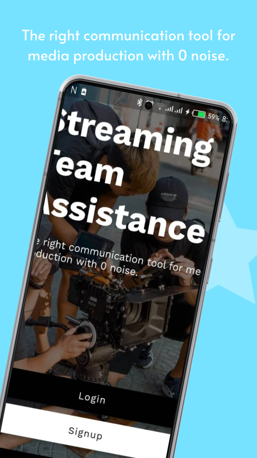 Streaming team assistance screenshot