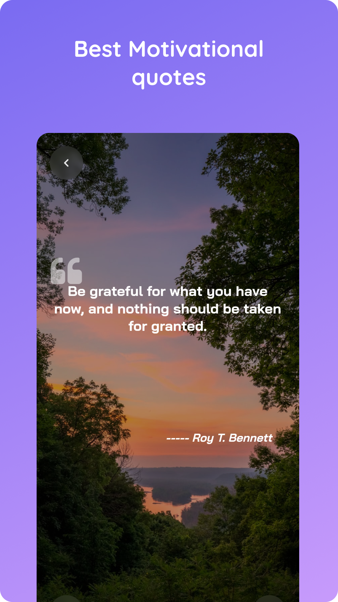 Motivational App screenshot