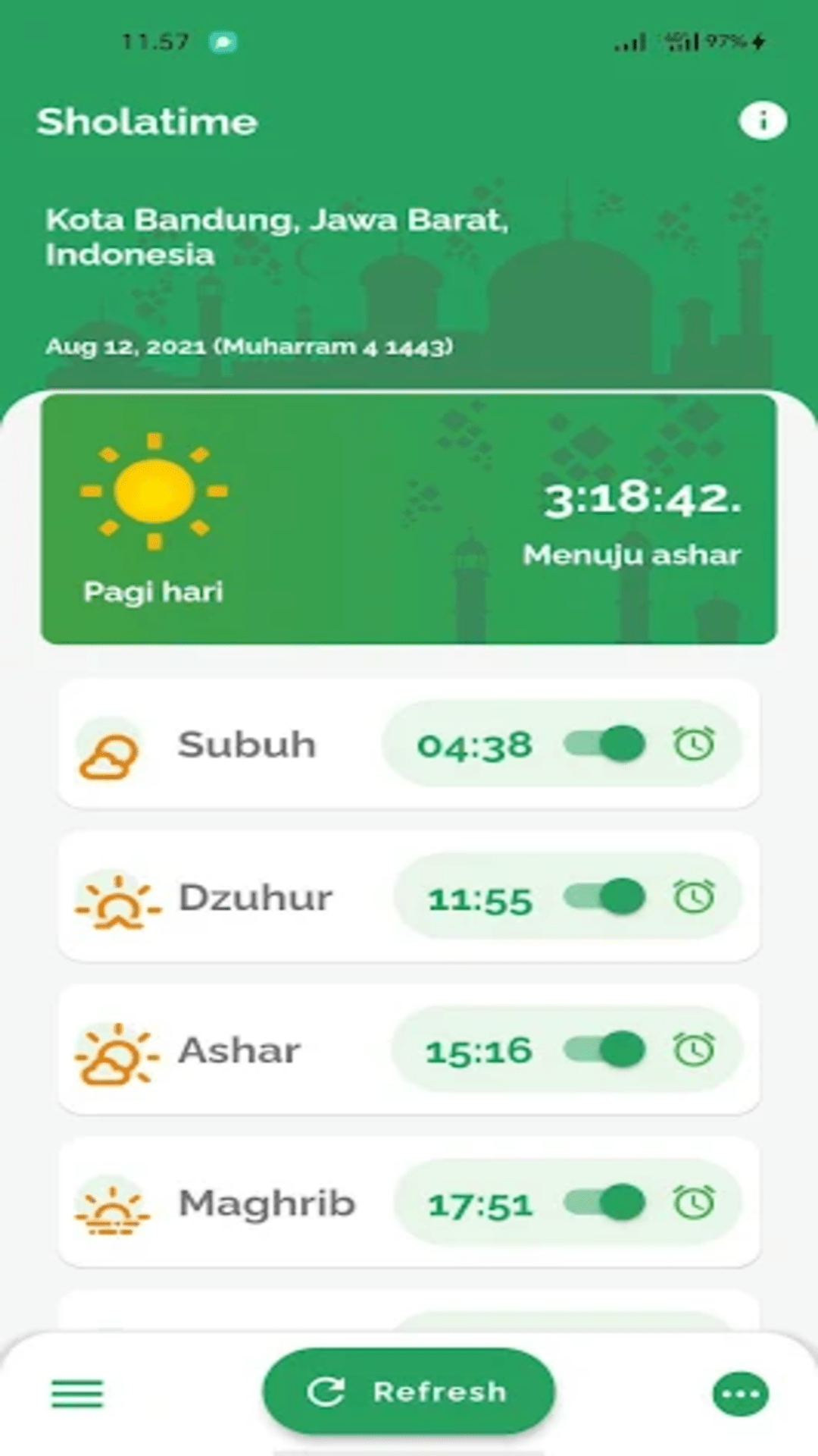 Sholatime screenshot