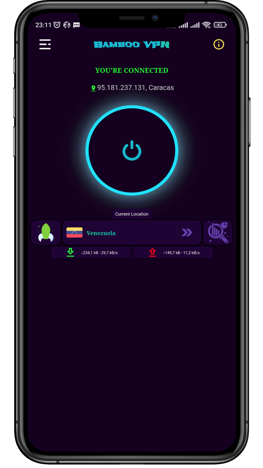 Bamboo VPN screenshot
