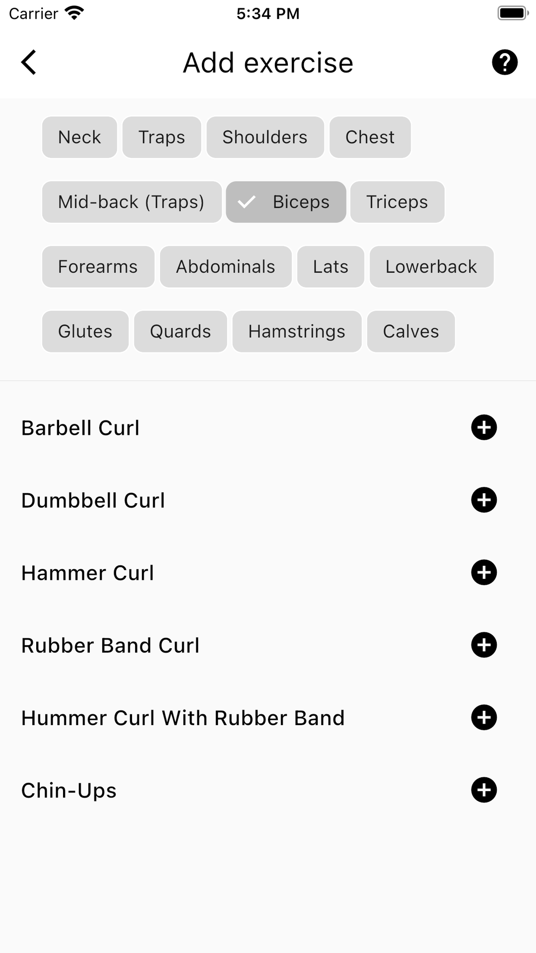 NpNg: Cross-platform Workout screenshot