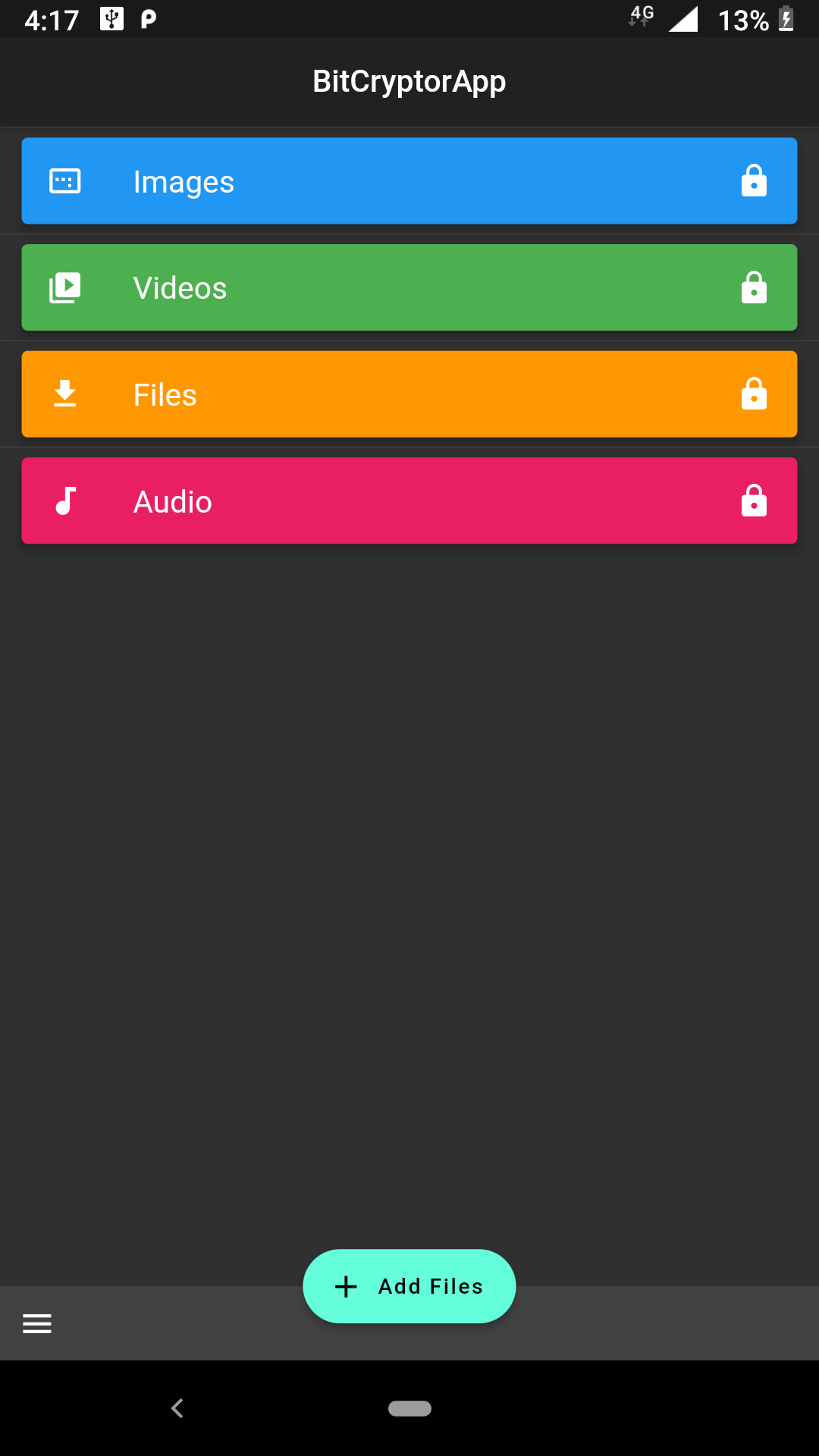 BitCryptorApp screenshot