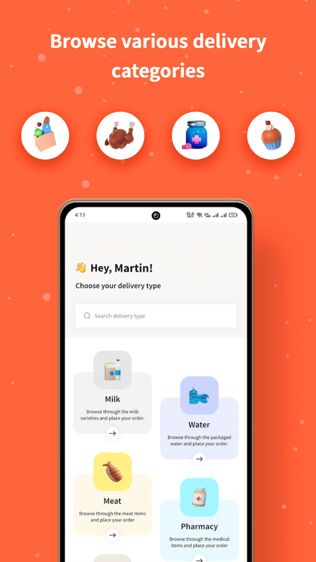 Wooberly SuperDelivery - Multi service app screenshot