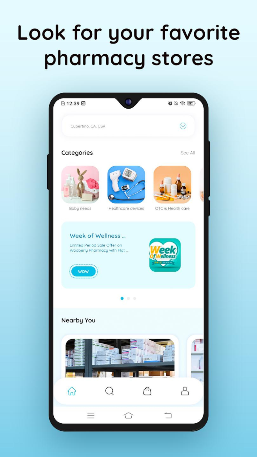 WooberlyPharmacy - Medicine delivery app screenshot