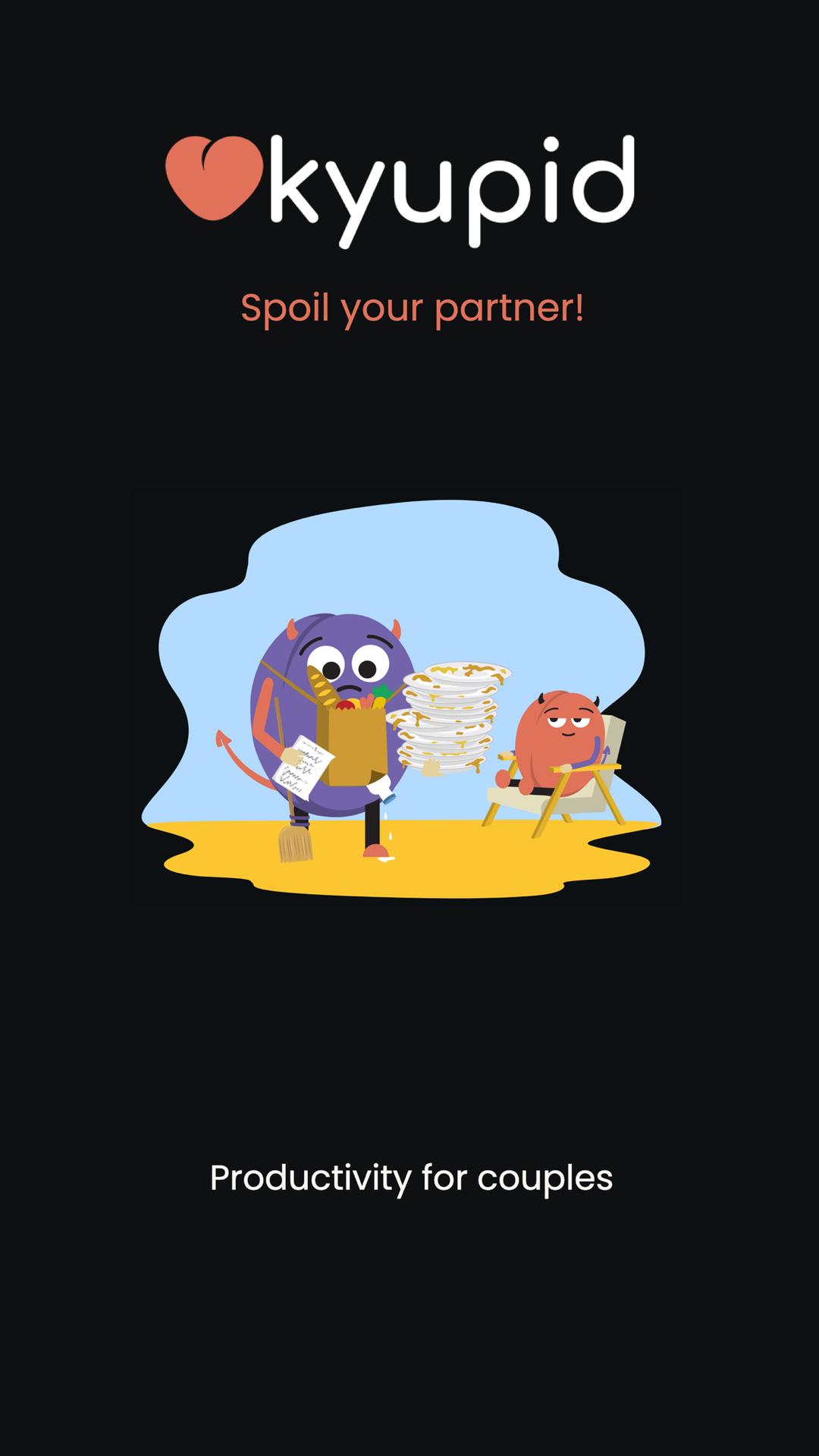 Kyupid - Productivity for Couples screenshot