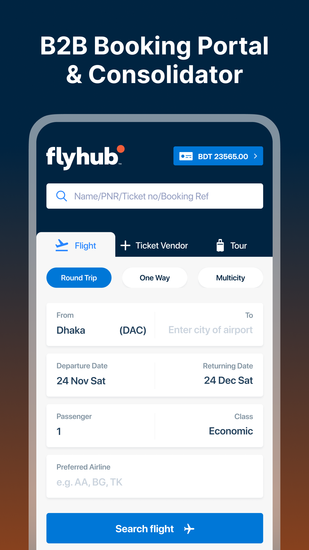 Flyhub Agent UAE screenshot