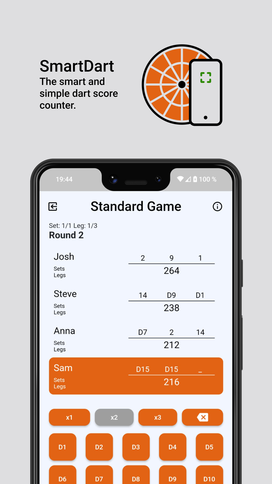SmartDart: Darts Score Counter screenshot