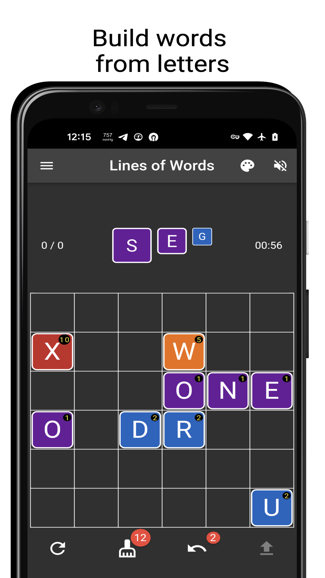 Lines of Words screenshot