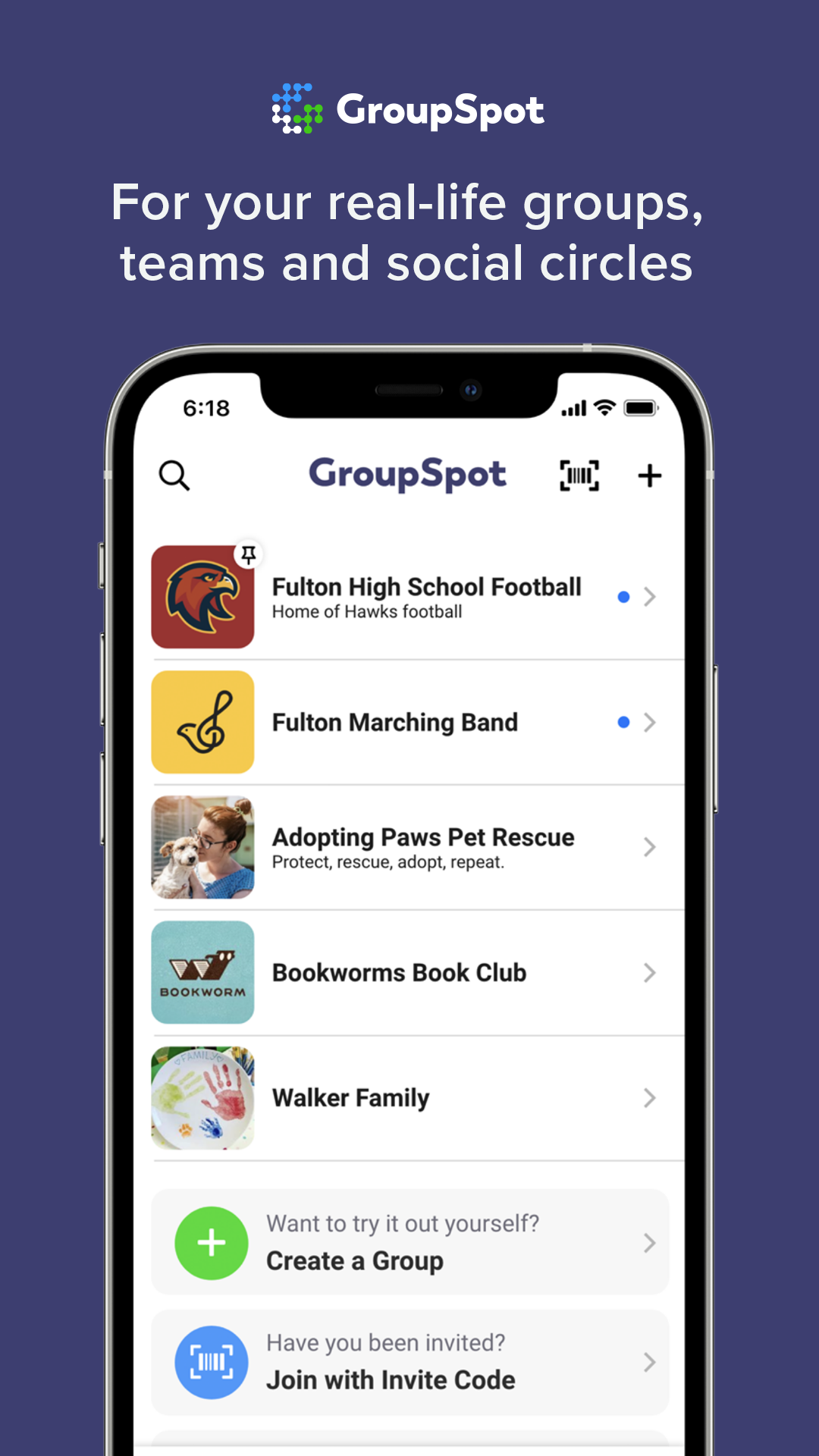 GroupSpot screenshot