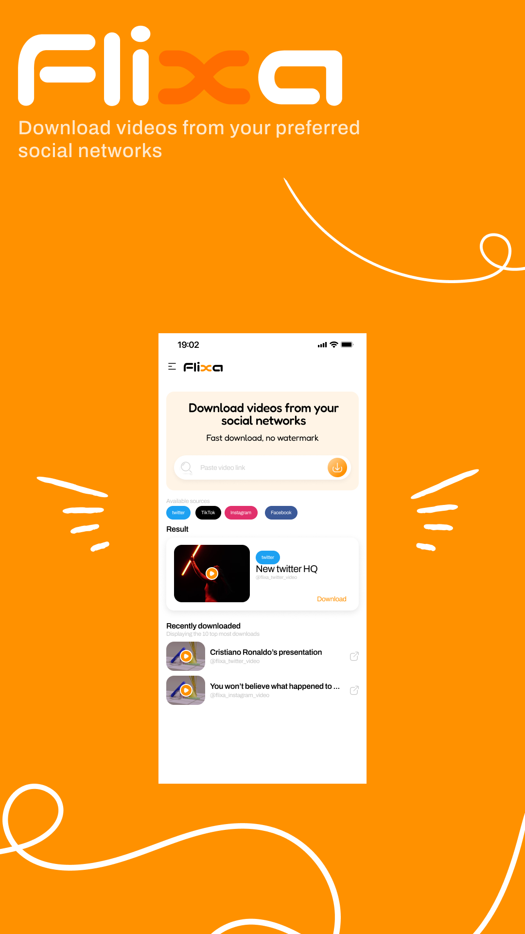 Flixa - Download and Share screenshot