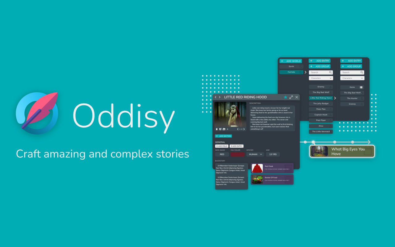 Oddisy on desktop