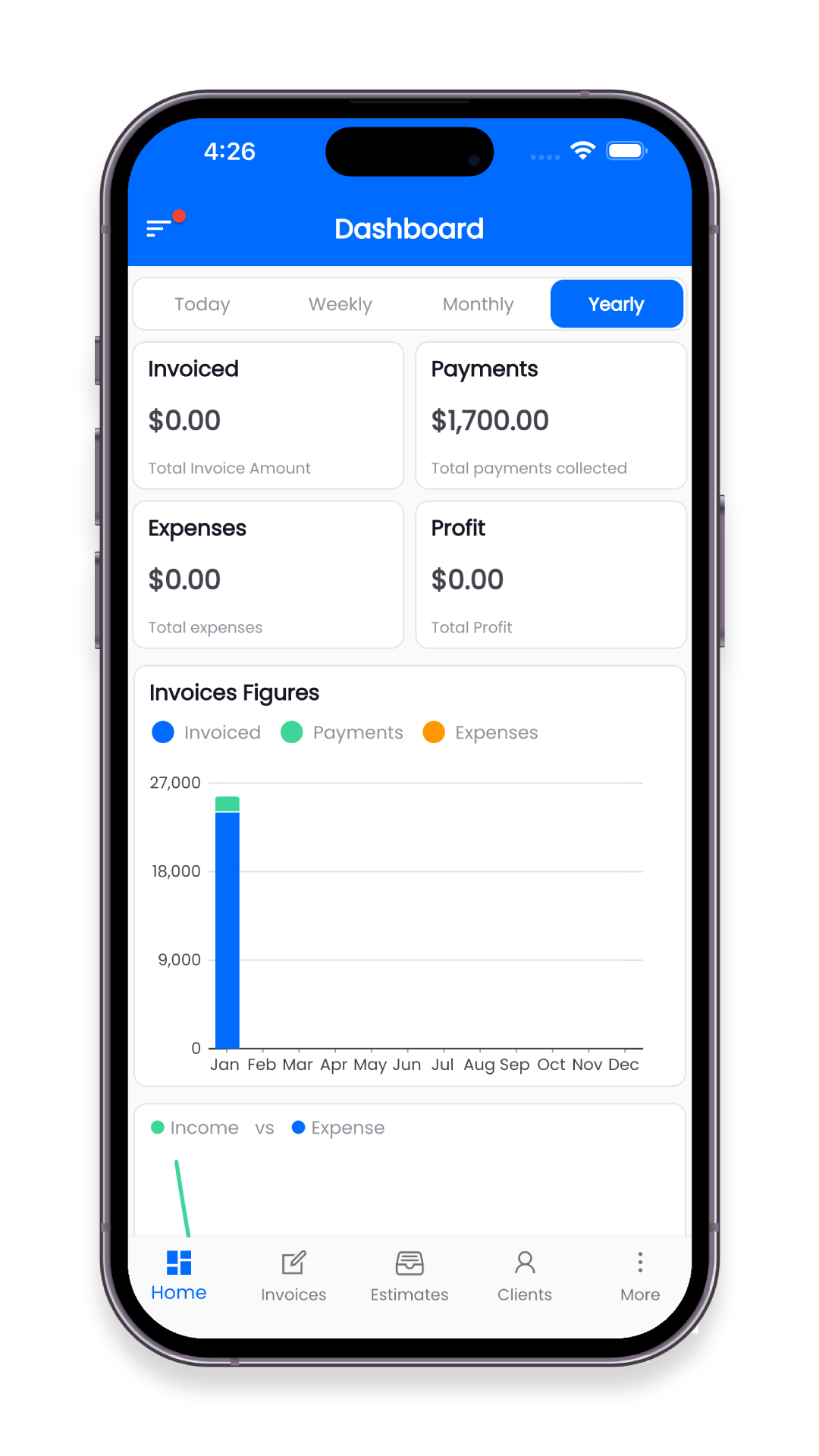 Billed - Invoicing Solution screenshot