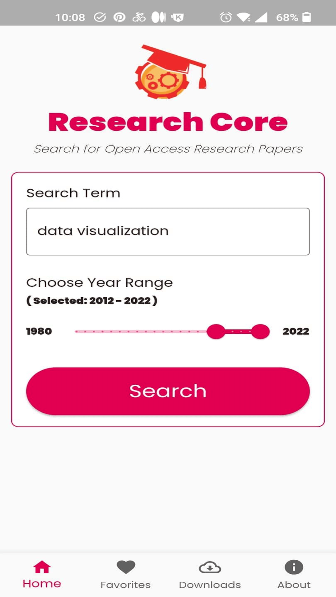 Research Core screenshot
