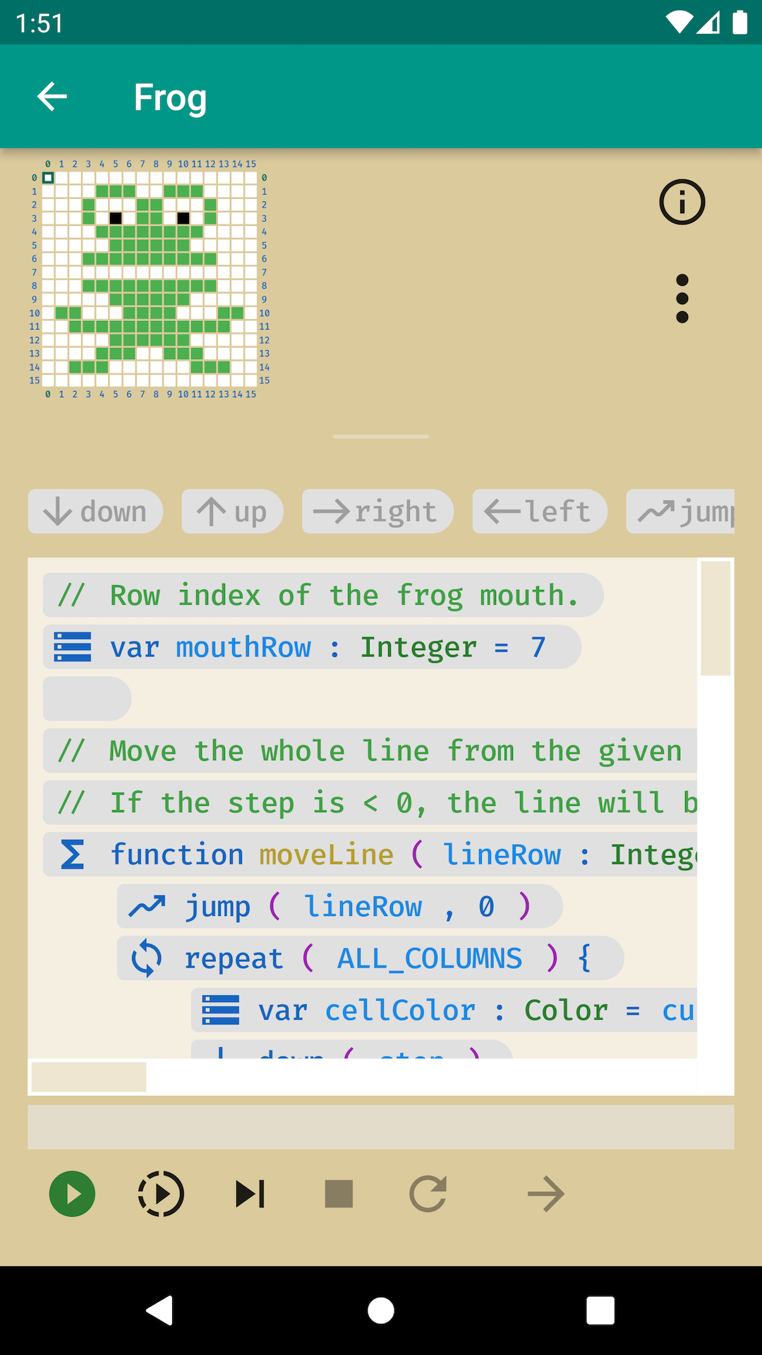 Coding Grid screenshot