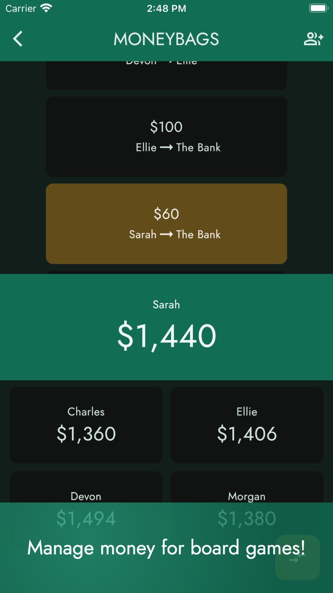 Moneybags (Board Game Money) screenshot