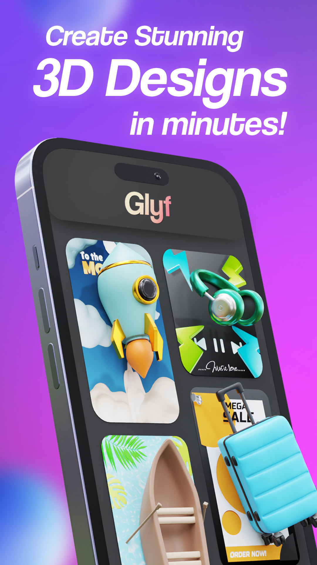 Glyf - 3D Design And Art screenshot