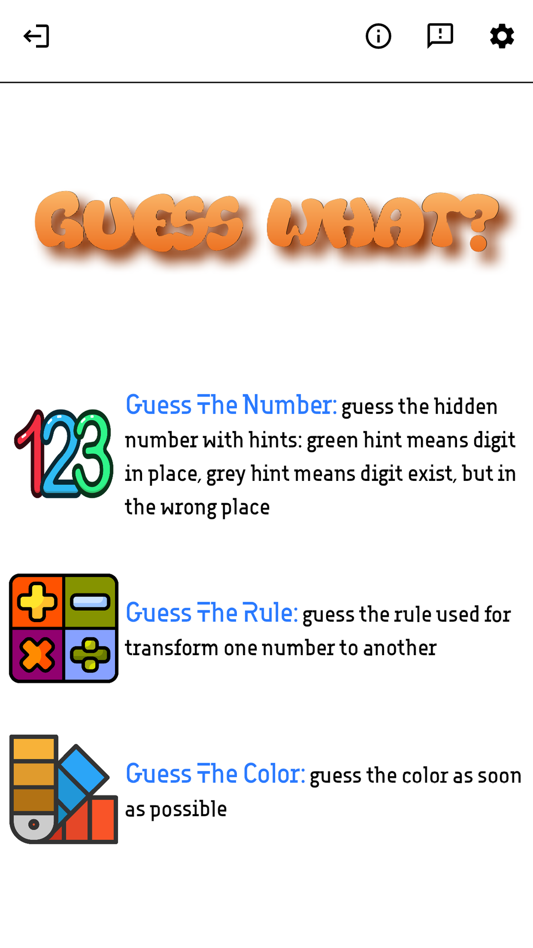 Guess What?-Math & Color Games screenshot
