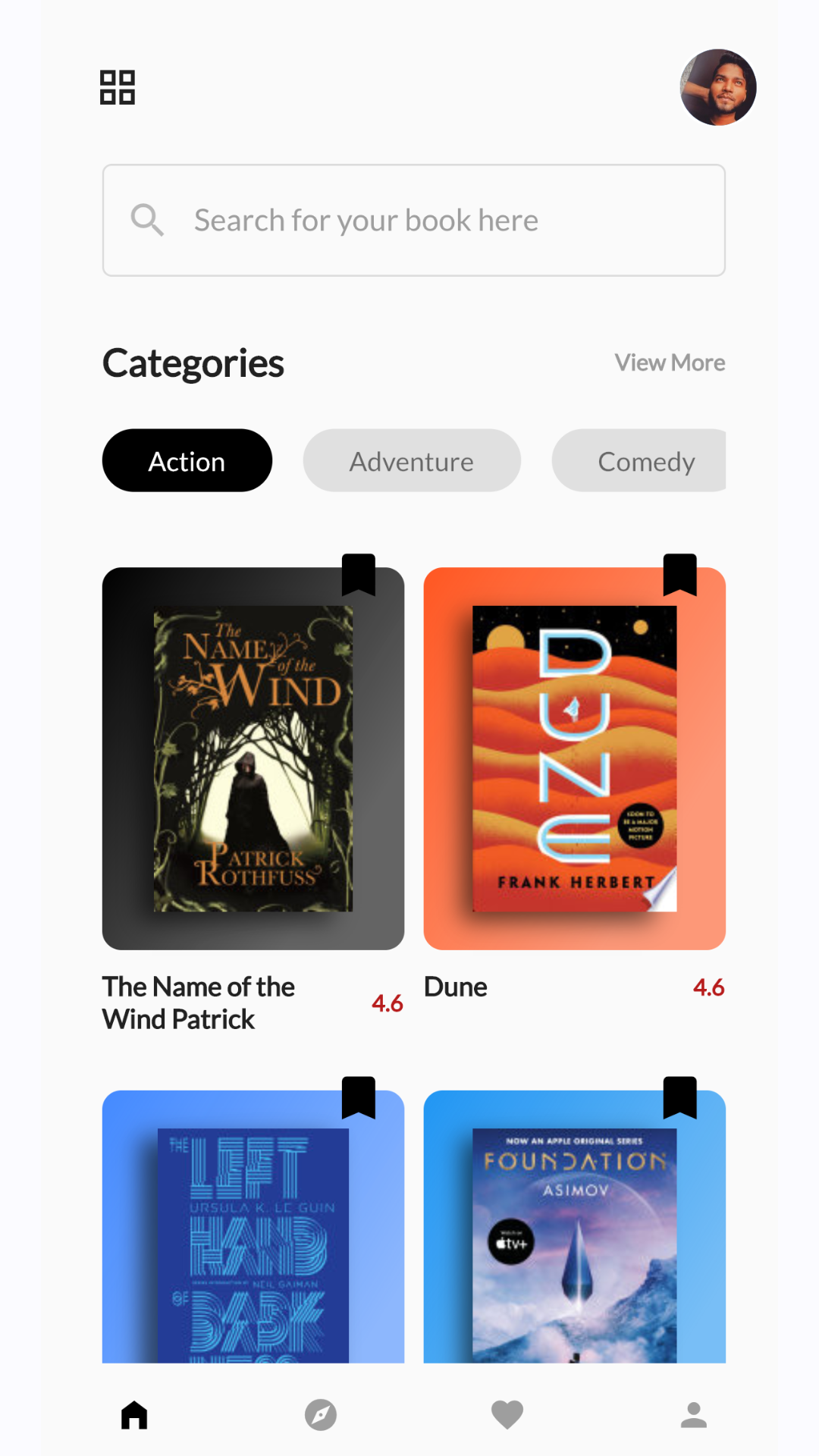 Flutter Books screenshot