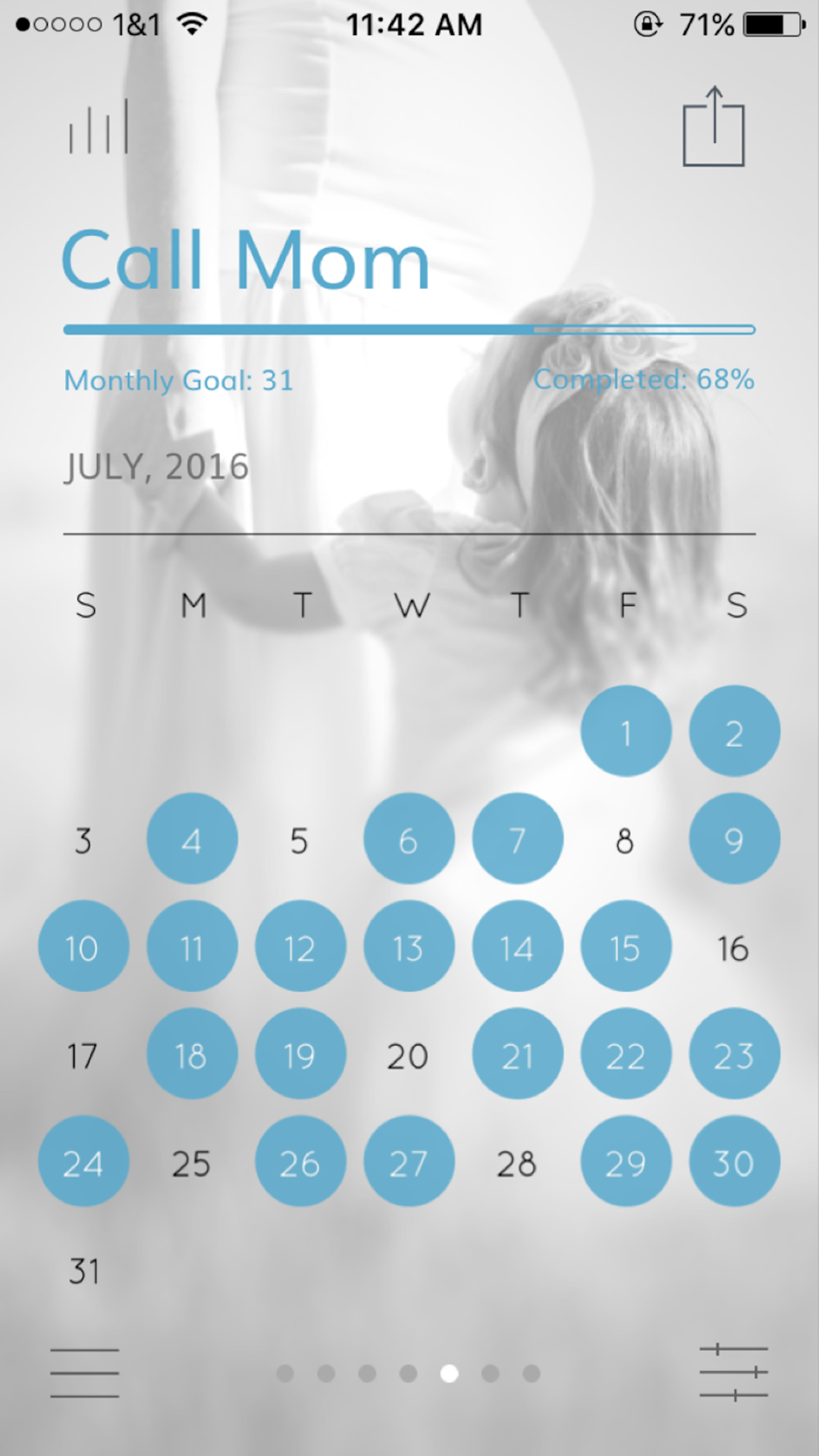 Steady Calendar screenshot