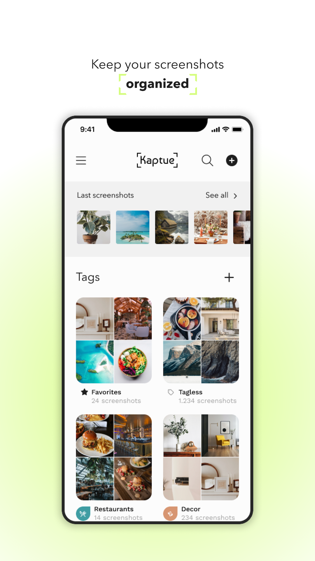 Kaptue screenshot