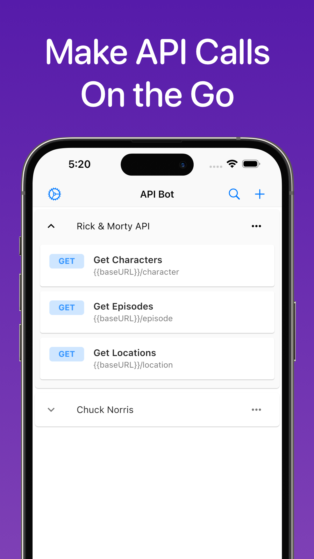 API Bot screenshot
