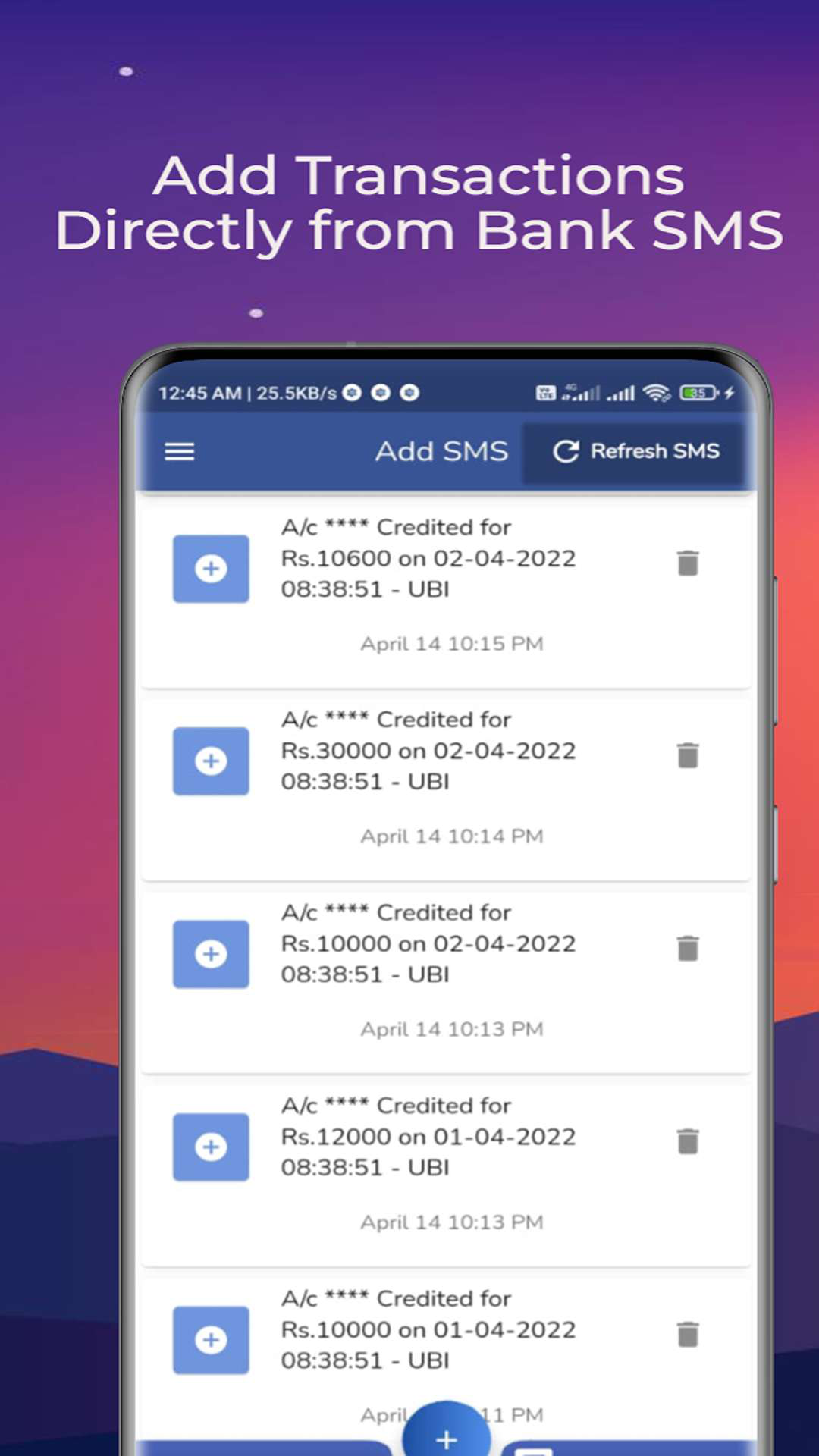 FinTracX screenshot