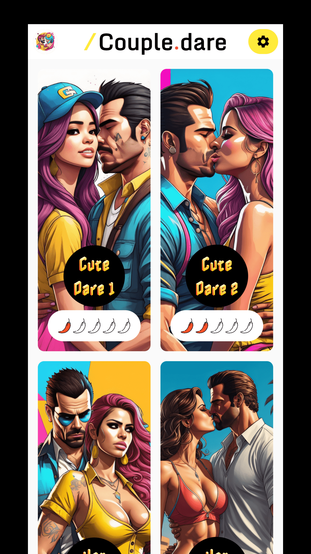 /Coupledare - Couple Dare Game screenshot