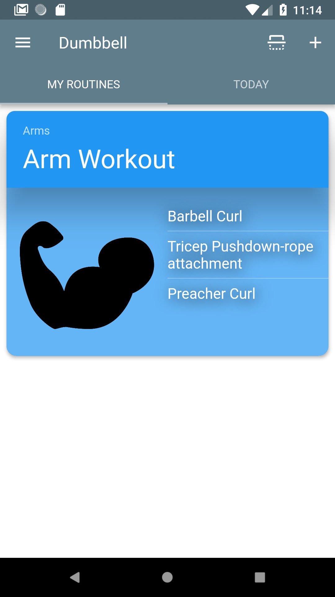 Dumbbell screenshot