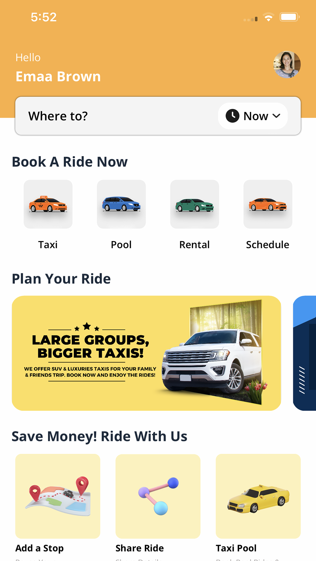 Cubetaxi screenshot
