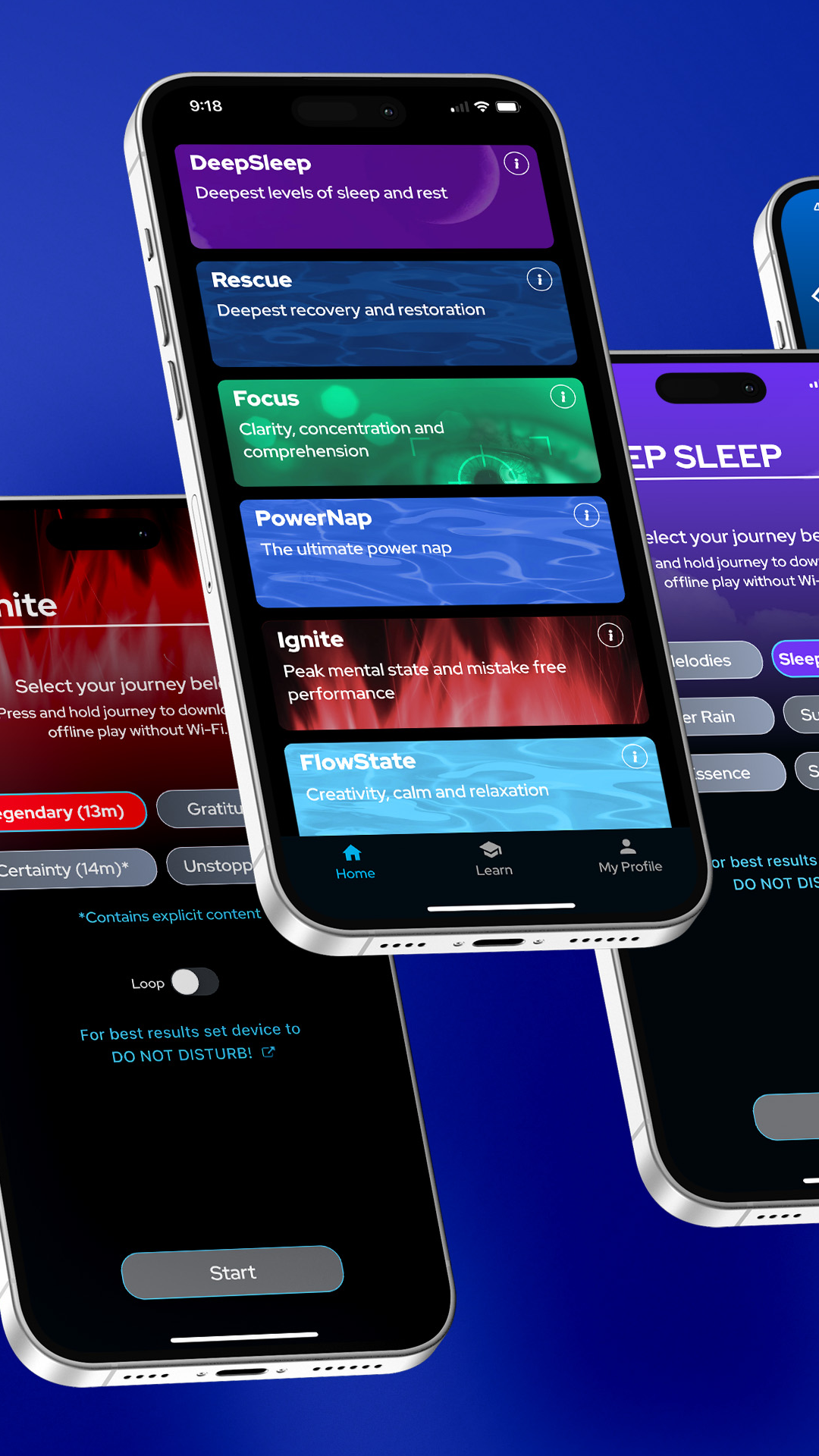 NuCalm: Sleep, Recover, Perform screenshot